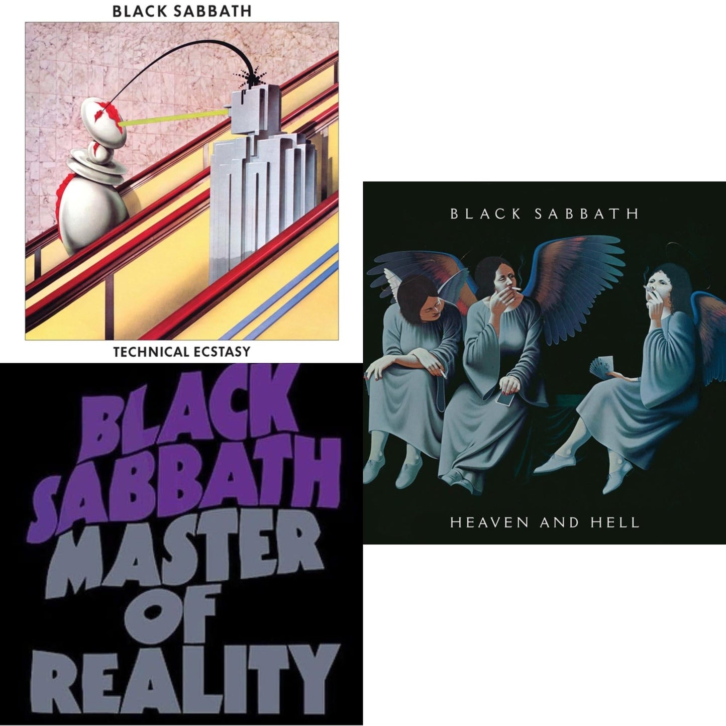 Black Sabbath - Master Of Reality & Technical Ecstasy (Super Deluxe Edition/5LP) & Heaven & Hell (Deluxe/2LP)