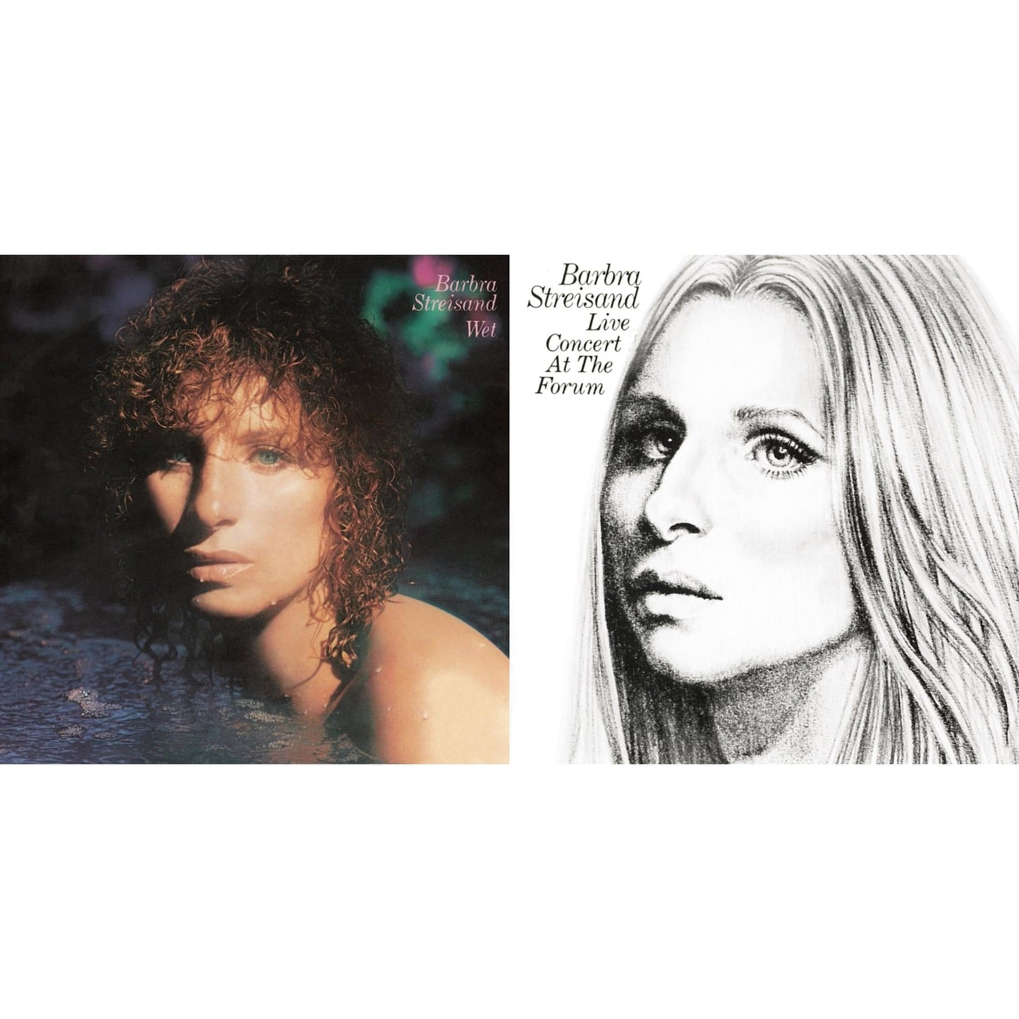 Barbra Streisand - Wet & Live Concert At The Forum - CD Bundle