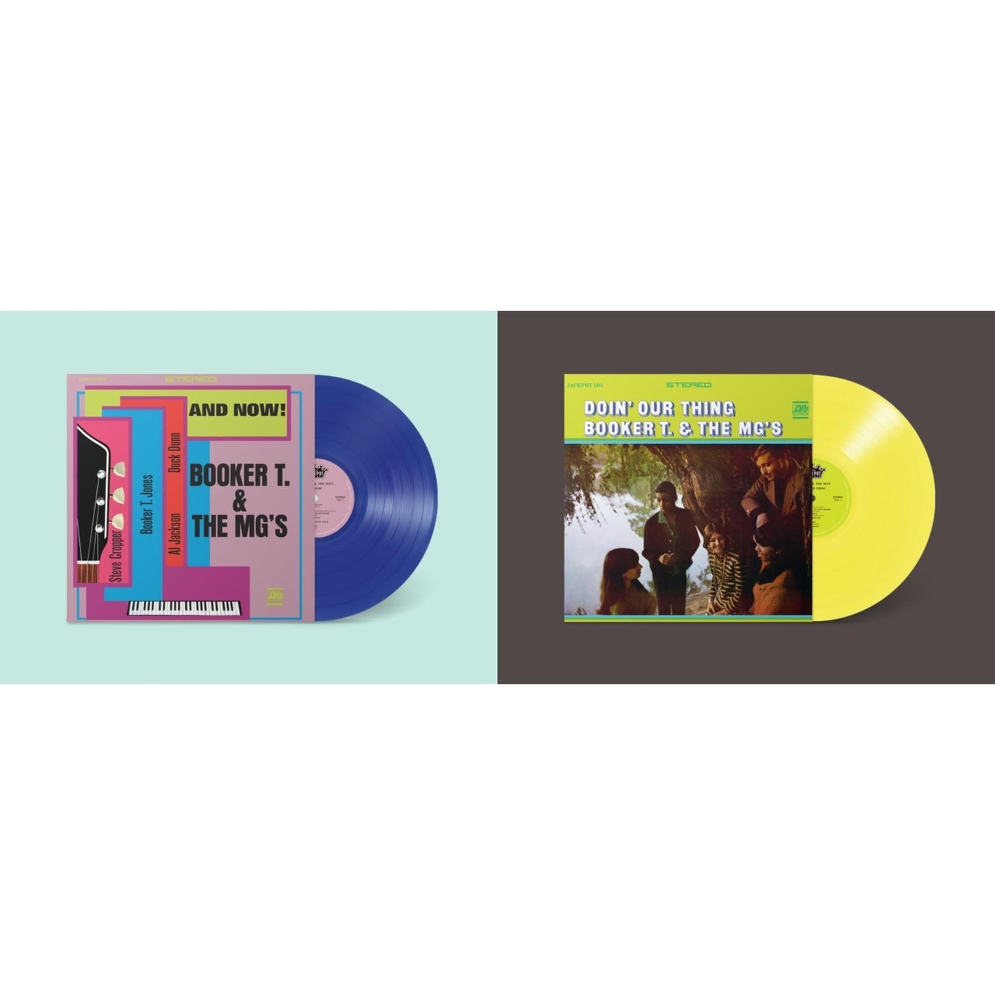 Booker T & The Mgs - And Now (Dark Blue LP Vinyl) (Ams Exclusive) & Doin Our Thing (Yellow LP Vinyl) (Ams Exclusive)