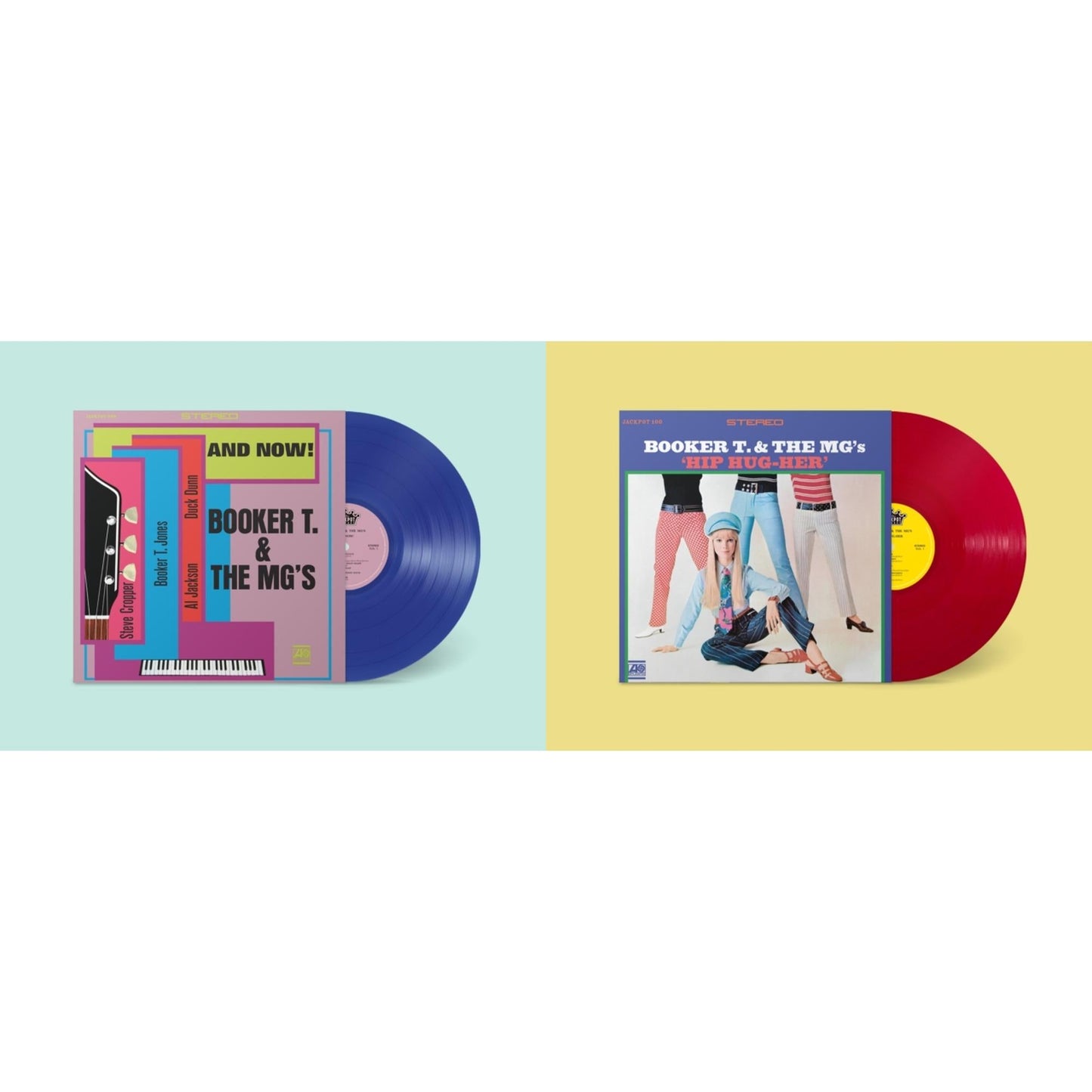 Booker T & The Mgs - And Now (Dark Blue LP Vinyl) (Ams Exclusive) & Hip Hug-Her (Apple Red LP Vinyl) (Ams Exclusive)