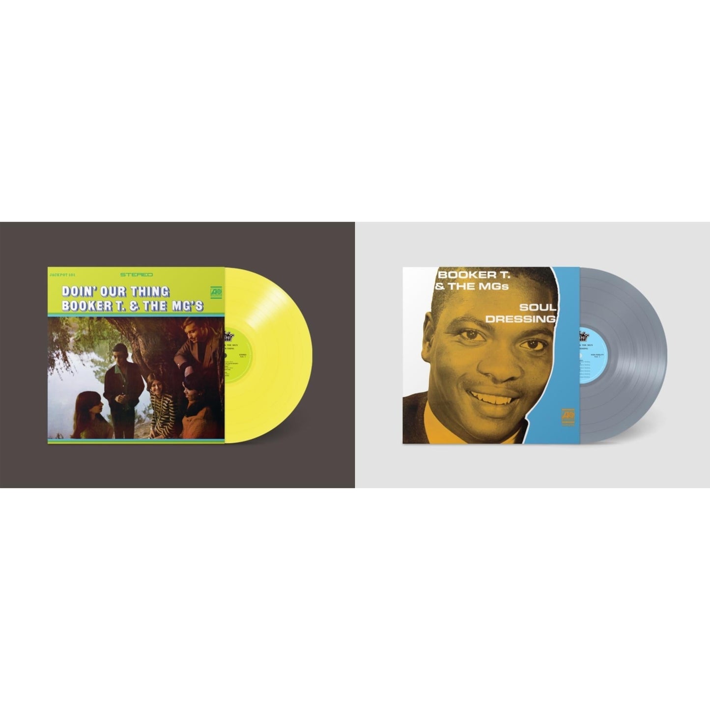 Booker T & The Mgs - Doin Our Thing (Yellow LP Vinyl) (Ams Exclusive) & Soul Dressing (Grey LP Vinyl) (Ams Exclusive)