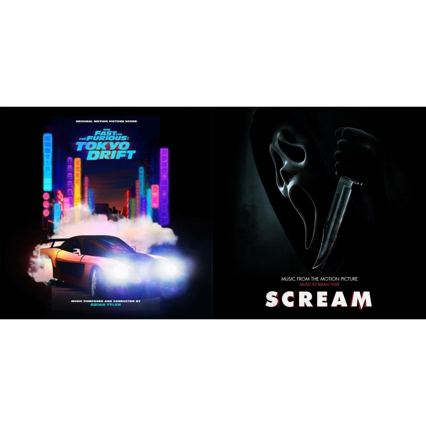 Brian Tyler - Fast & The Furious: Tokyo Drift (Original Score) (2LP/Orange & Black Vinyl/Side D Stencil) (Rsd) & Scream (Music From The Original Motion Picture)