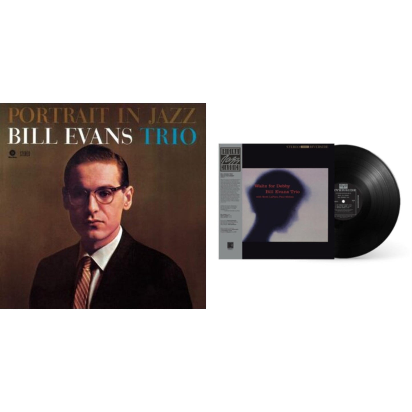 Bill Trio Evans - Portrait In Jazz & Waltz For Debby (Original Jazz Classics Series) - LP Vinyl Bundle