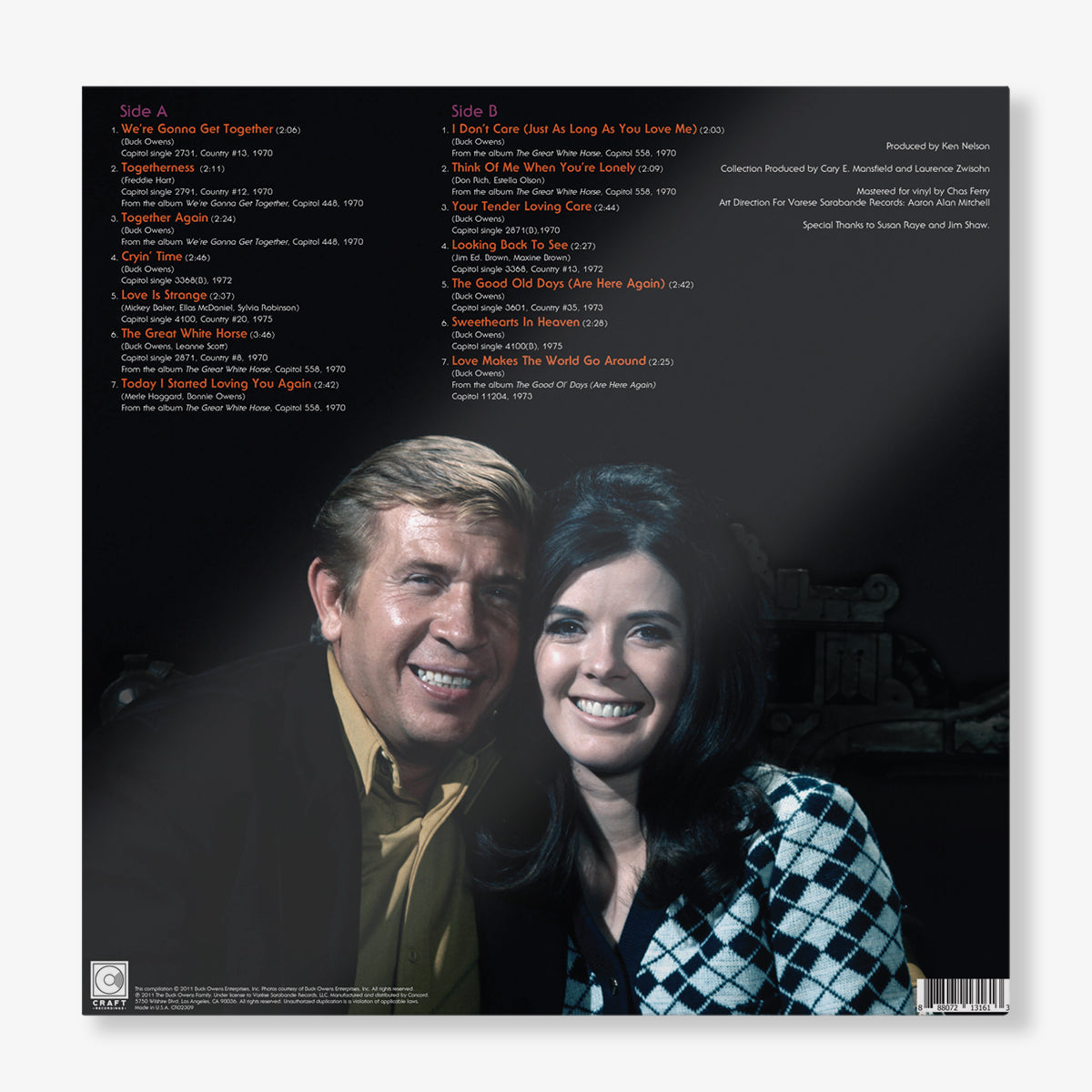 The Very Best of Buck Owens & Susan Raye (LP) Vinyl Record