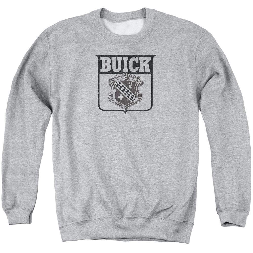 Buick 1946 Emblem Mens Crewneck Sweatshirt Athletic Heather Officially Licensed