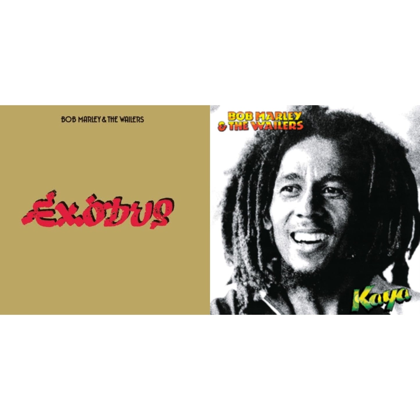 Bob & The Wailers Marley - Exodus & Kaya - LP Vinyl Bundle