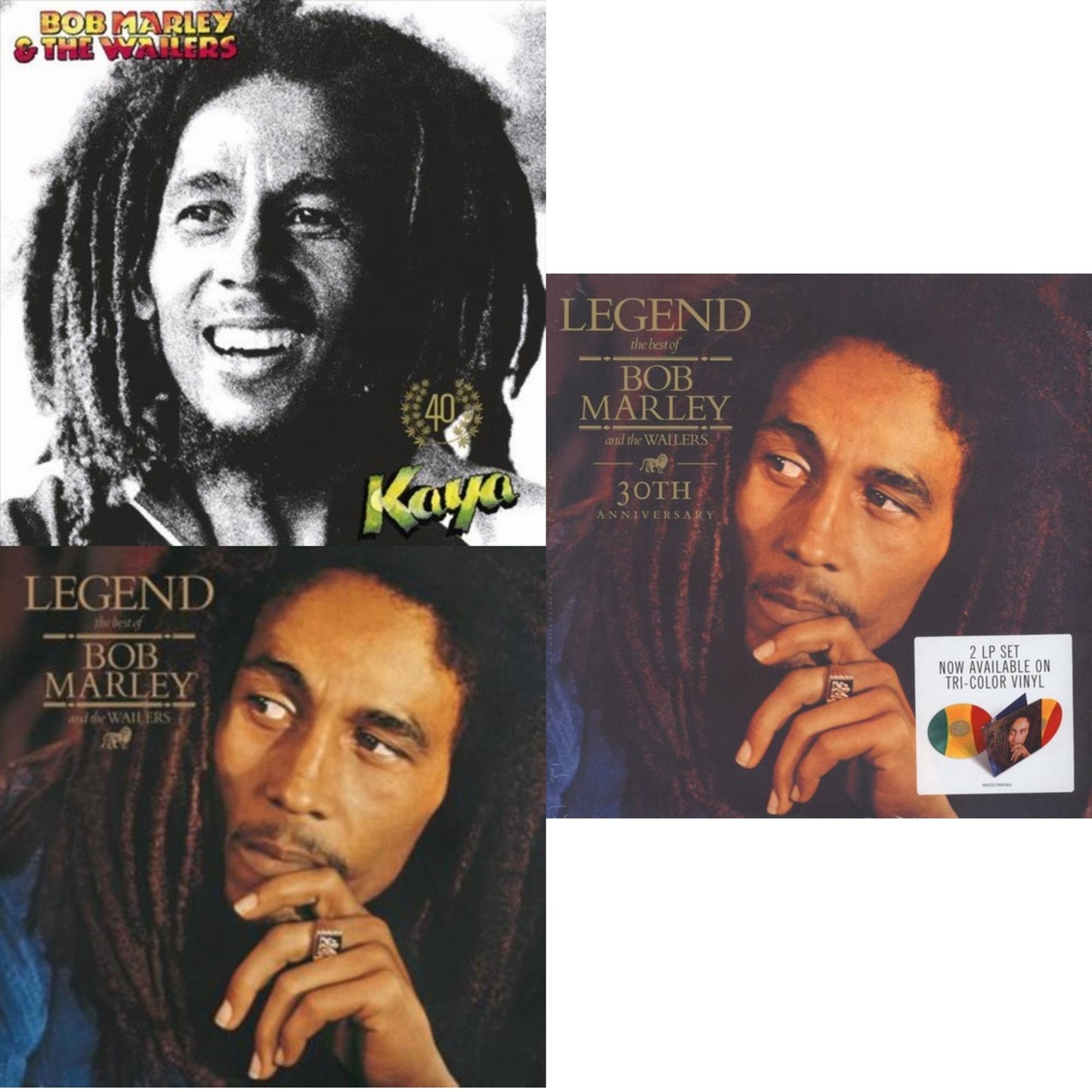 Bob & The Wailers Marley - Kaya 40 (2 LP) & Legend & Legend (30Th Anniversary)
