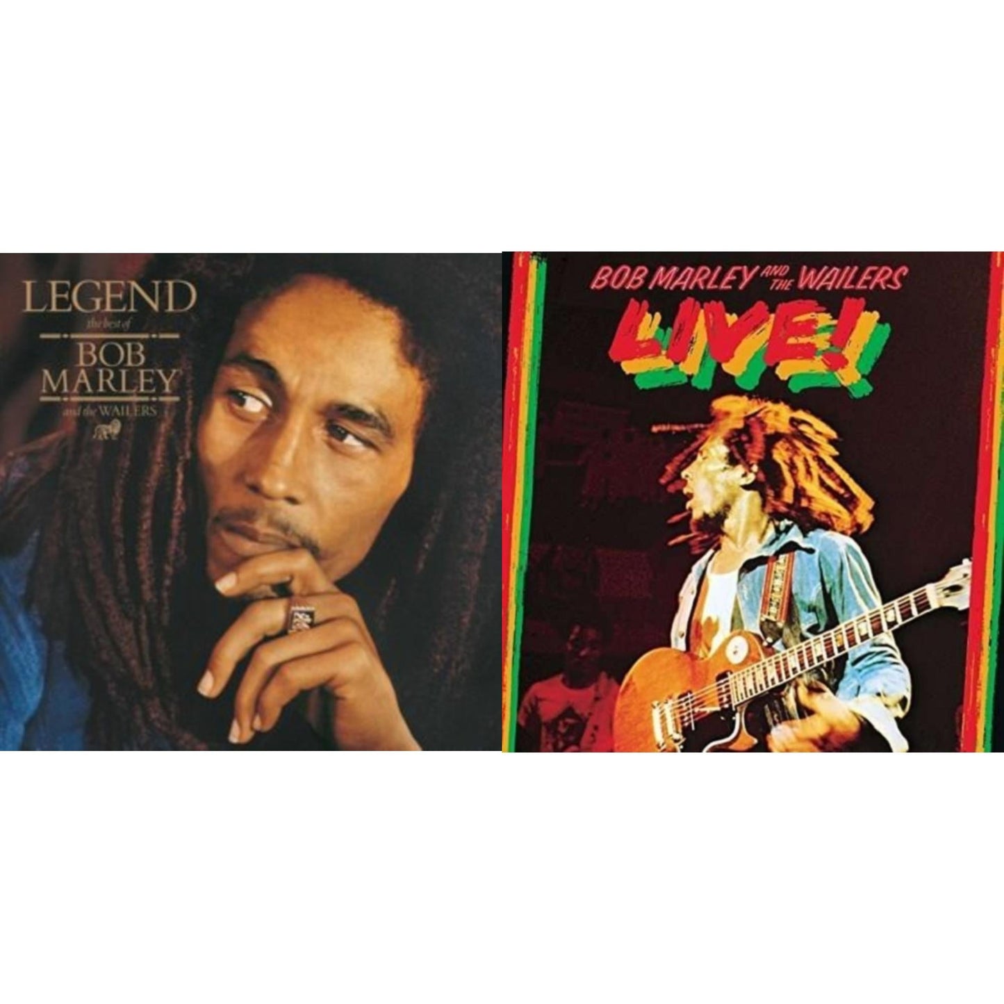 Bob & The Wailers Marley - Legend & Live (180G) - LP Vinyl Bundle
