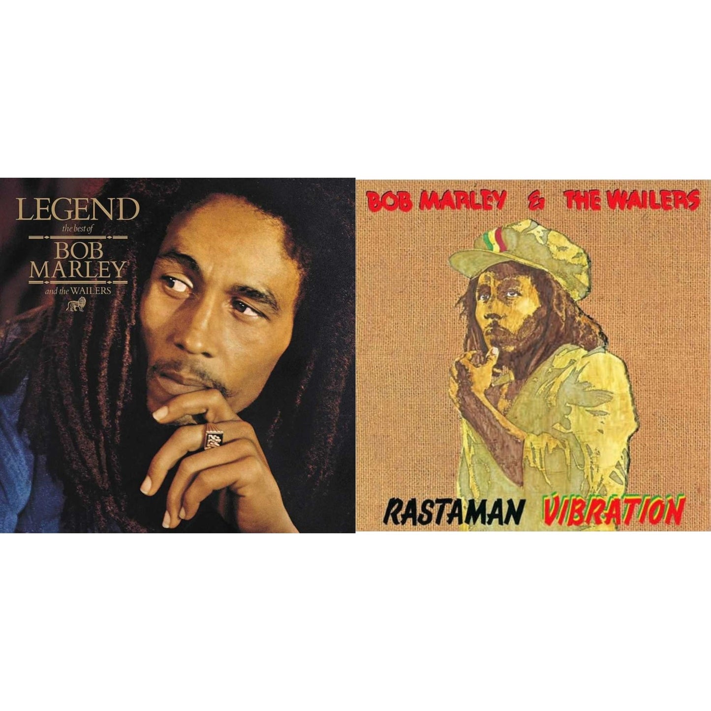 Bob & The Wailers Marley - Legend - The Best Of Bob Marley & The Wailers (2LP) & Rastaman Vibration