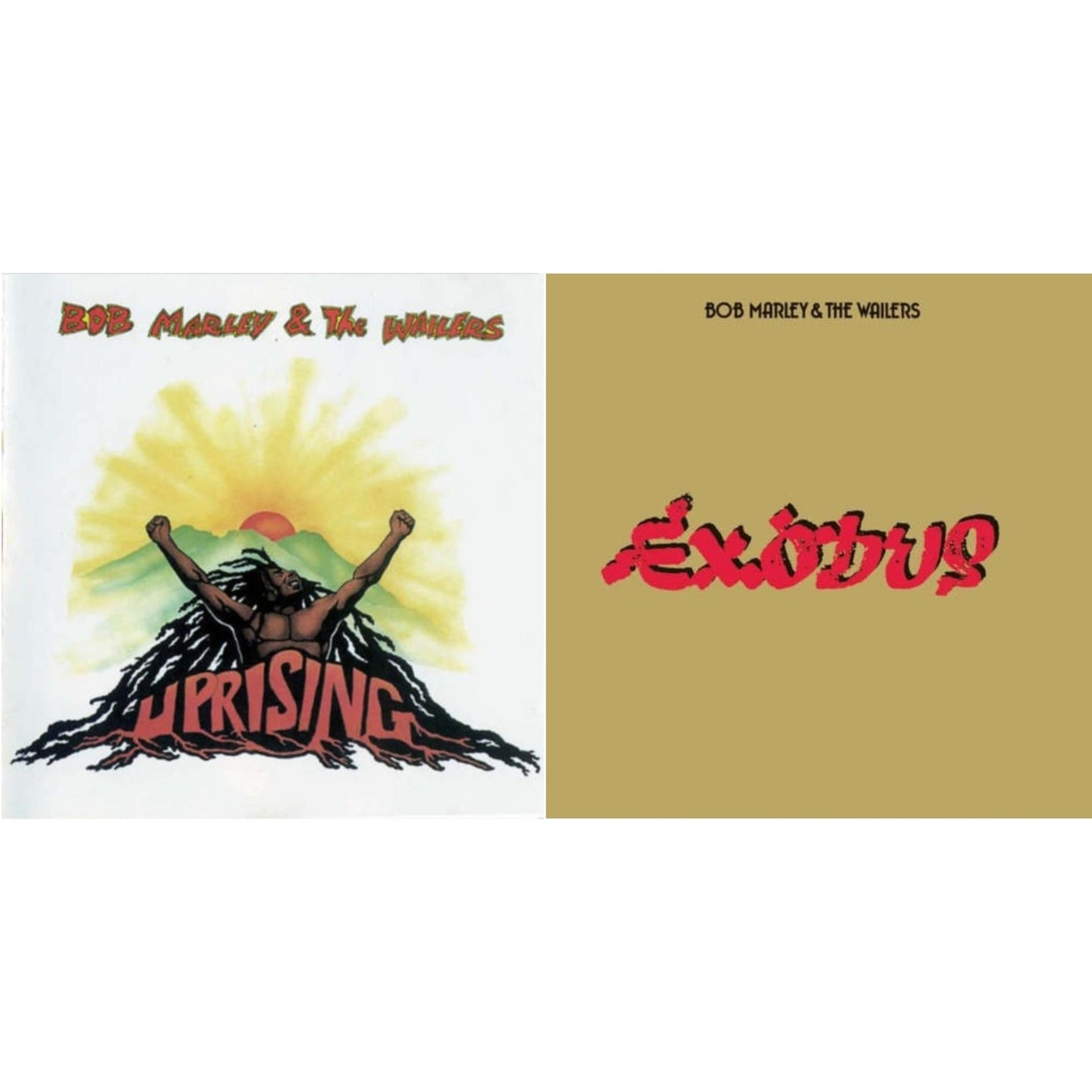 Bob & The Wailers Marley - Exodus & Uprising - LP Vinyl Bundle