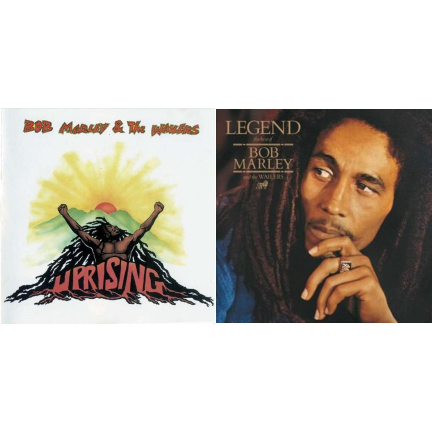 Bob & The Wailers Marley - Legend & Uprising - LP Vinyl Bundle