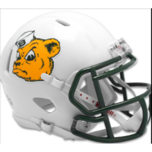 Baylor Bears NCAA Mini Speed Football Helmet Sailor Bear