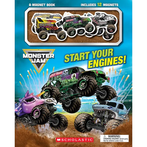 Monster Jam: Start Your Engines! a Magnet Book