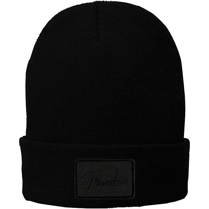 Fender Black Patch Beanie Hat Black
