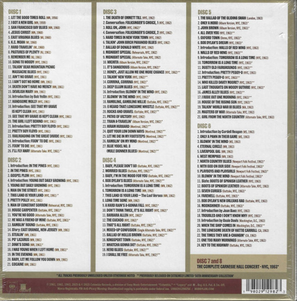 Bob Dylan – The Bootleg Series Vol. 18: Through The Open Window, 1956-1963 (8-CD)