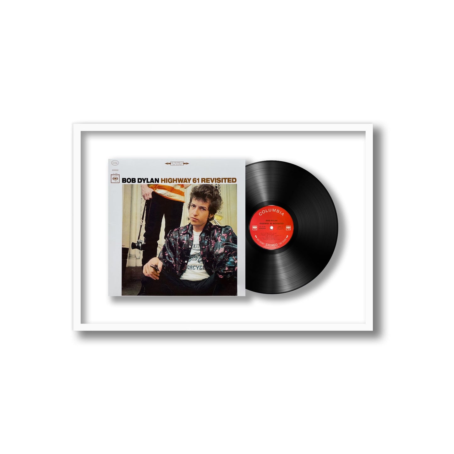Bob Dylan Highway 61 Revisited Framed Vinyl Record