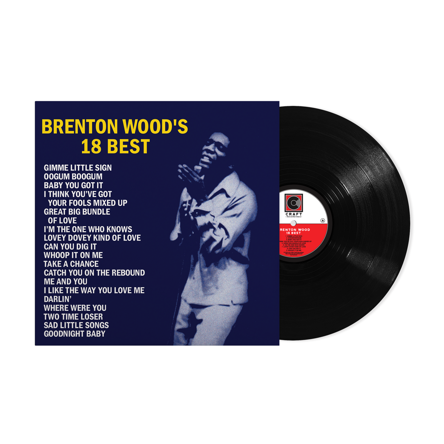 Brenton Wood's 18 Best (LP) Vinyl Record