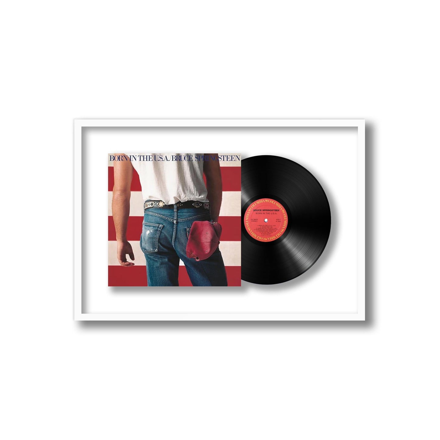 Bruce Springsteen Born in the U.S.A. Framed Vinyl Record