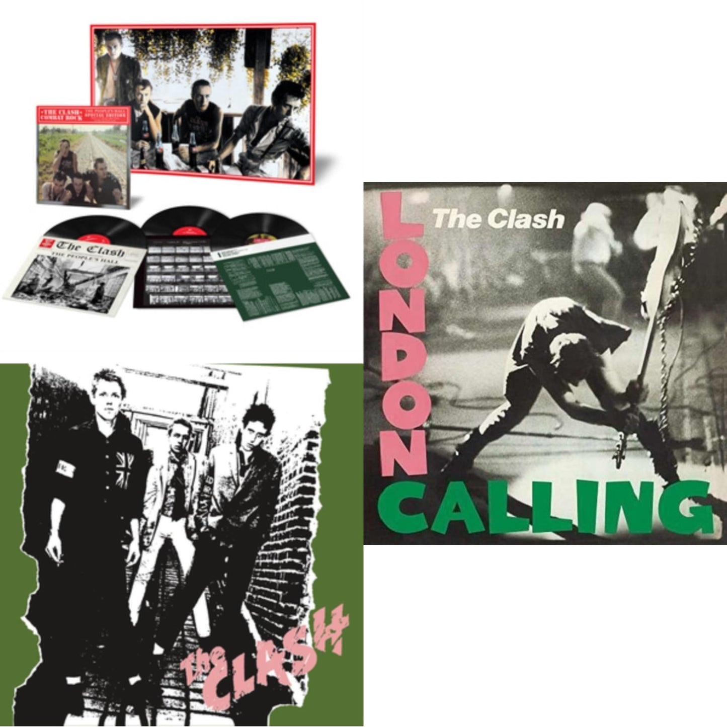 Clash - Combat Rock + The People's Hall (Special Edition/3LP/180G) & Clash (180G/Remastered) & London Calling