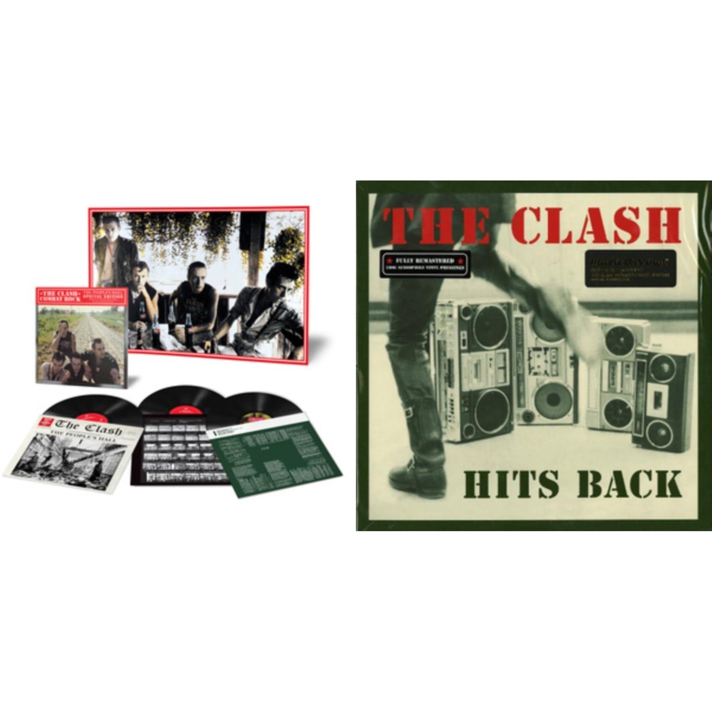 Clash - Combat Rock + The People's Hall (Special Edition/3LP/180G) & Hits Back (180G)