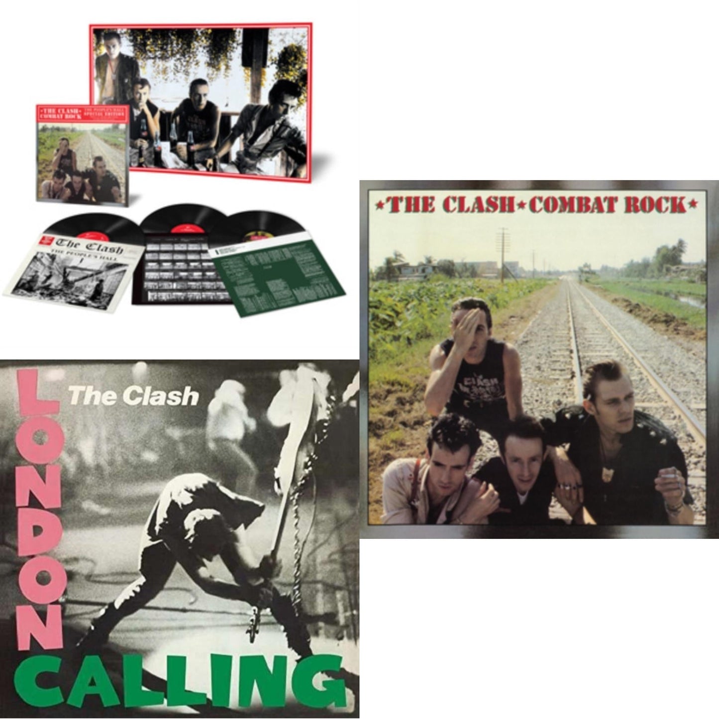 Clash - Combat Rock + The People's Hall (Special Edition/3LP/180G) & Combat Rock (180G/Remastered) & London Calling