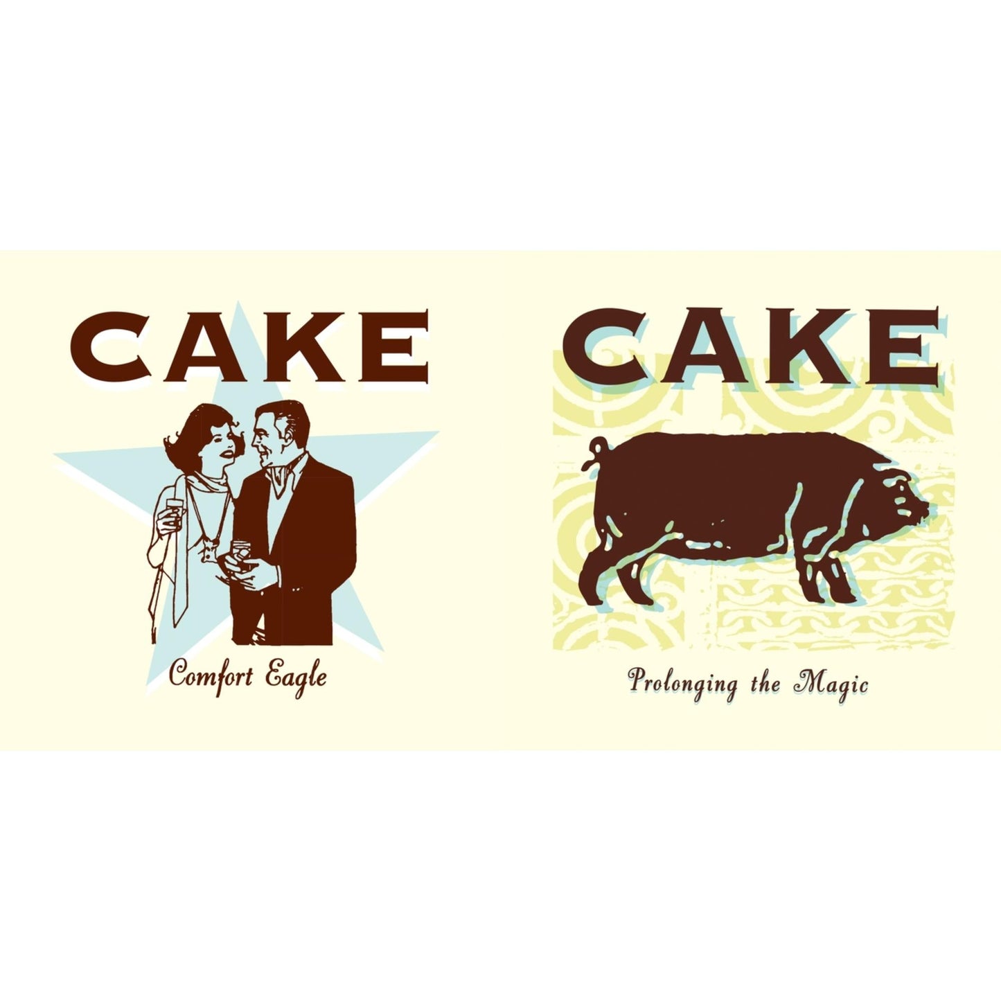 Cake - Comfort Eagle (180G) & Prolonging The Magic (180G) - LP Vinyl Bundle