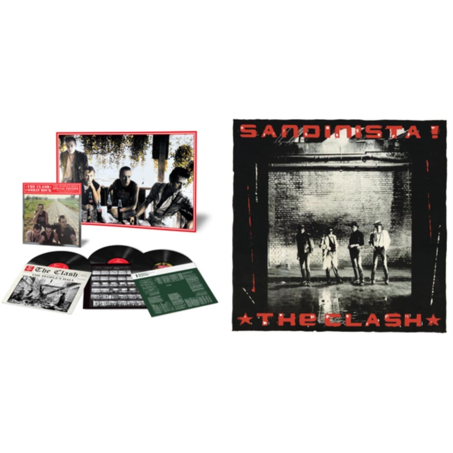 Clash - Combat Rock + The People's Hall (Special Edition/3LP/180G) & Sandinista (3LP/180G/Remastered)