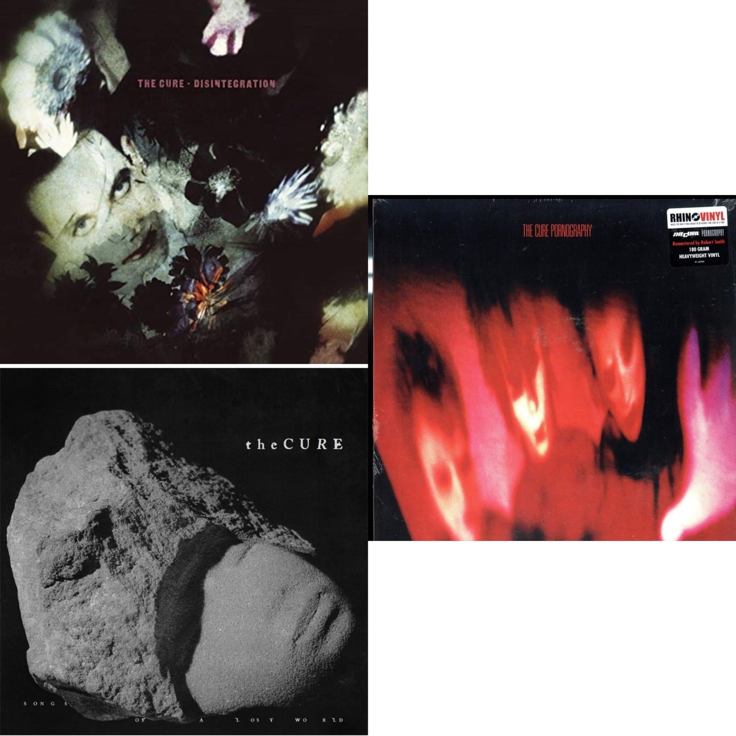 Cure - Pornography (180G) & Disintegration & Songs Of A Lost World (Biovinyl/180G) - LP Vinyl Bundle