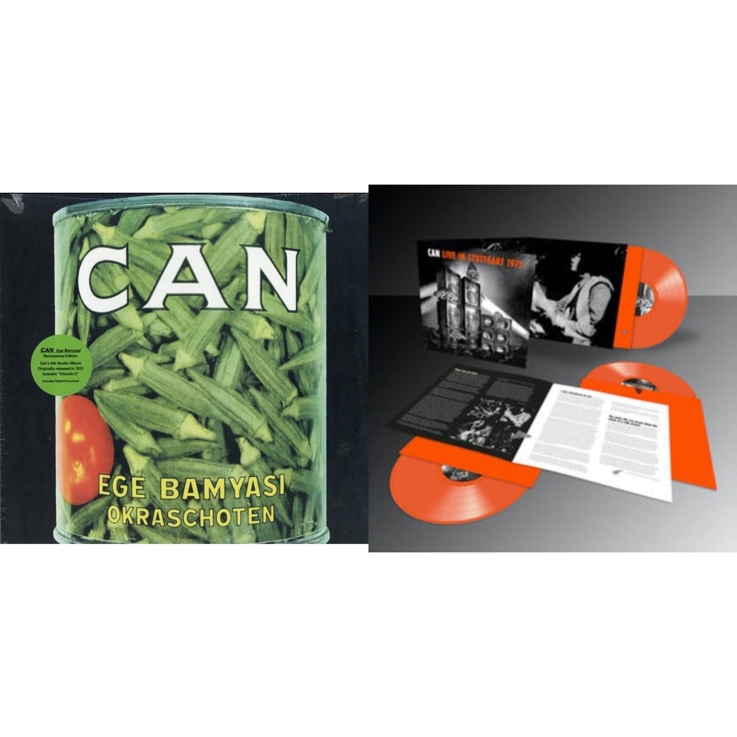 Can - Ege Bamyasi & Live Stuttgart 1975 (Orange Vinyl/3LP)