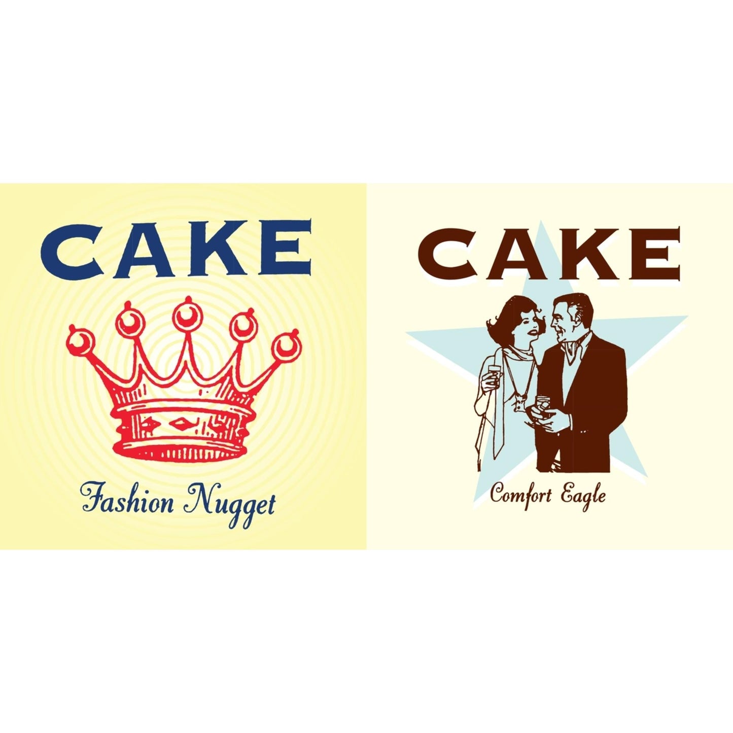 Cake - Fashion Nugget (X) (180G) & Comfort Eagle (180G) - LP Vinyl Bundle