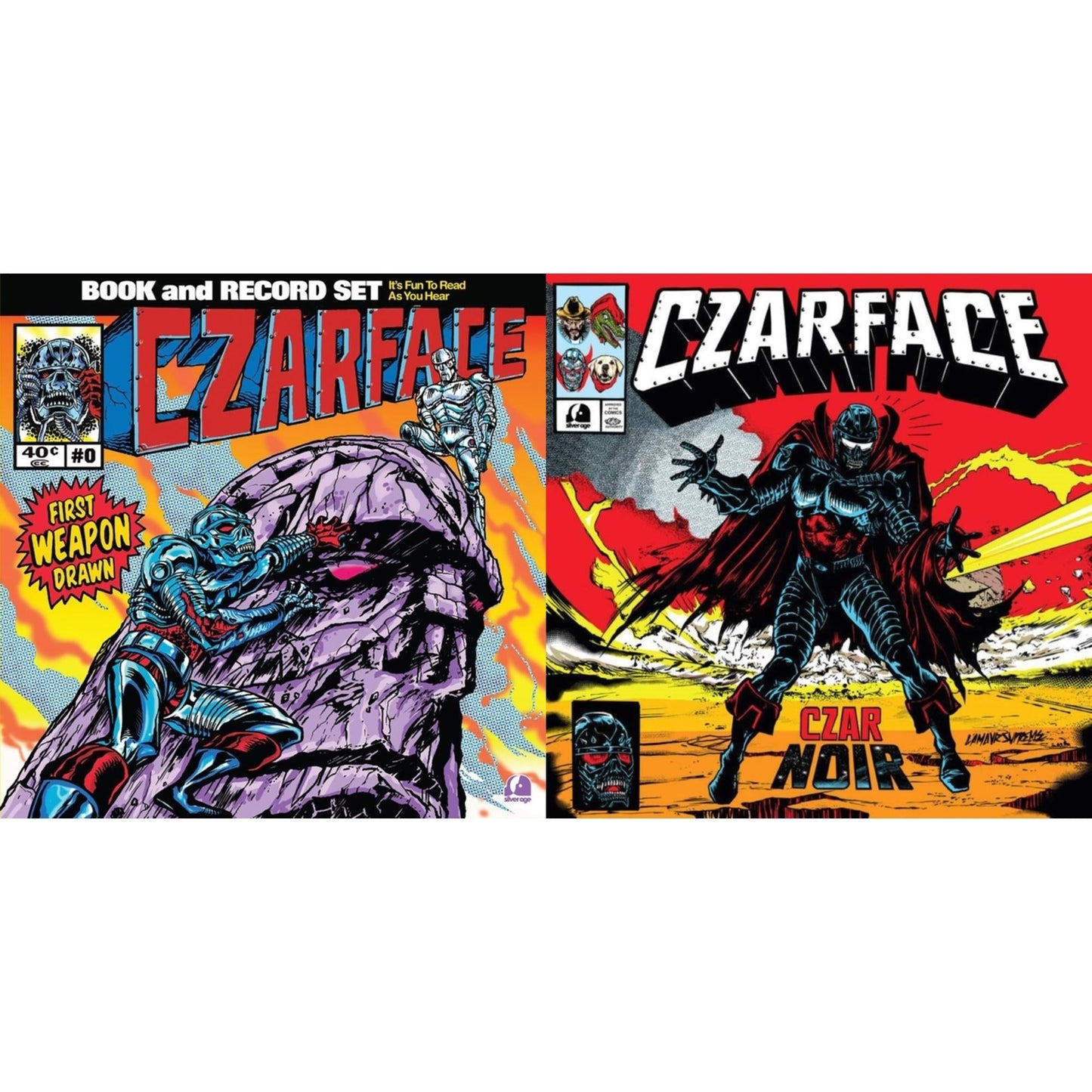 Czarface - First Weapon Drawn (Sky Blue LP Vinyl) & Czar Noir (Red/White LP Vinyl)