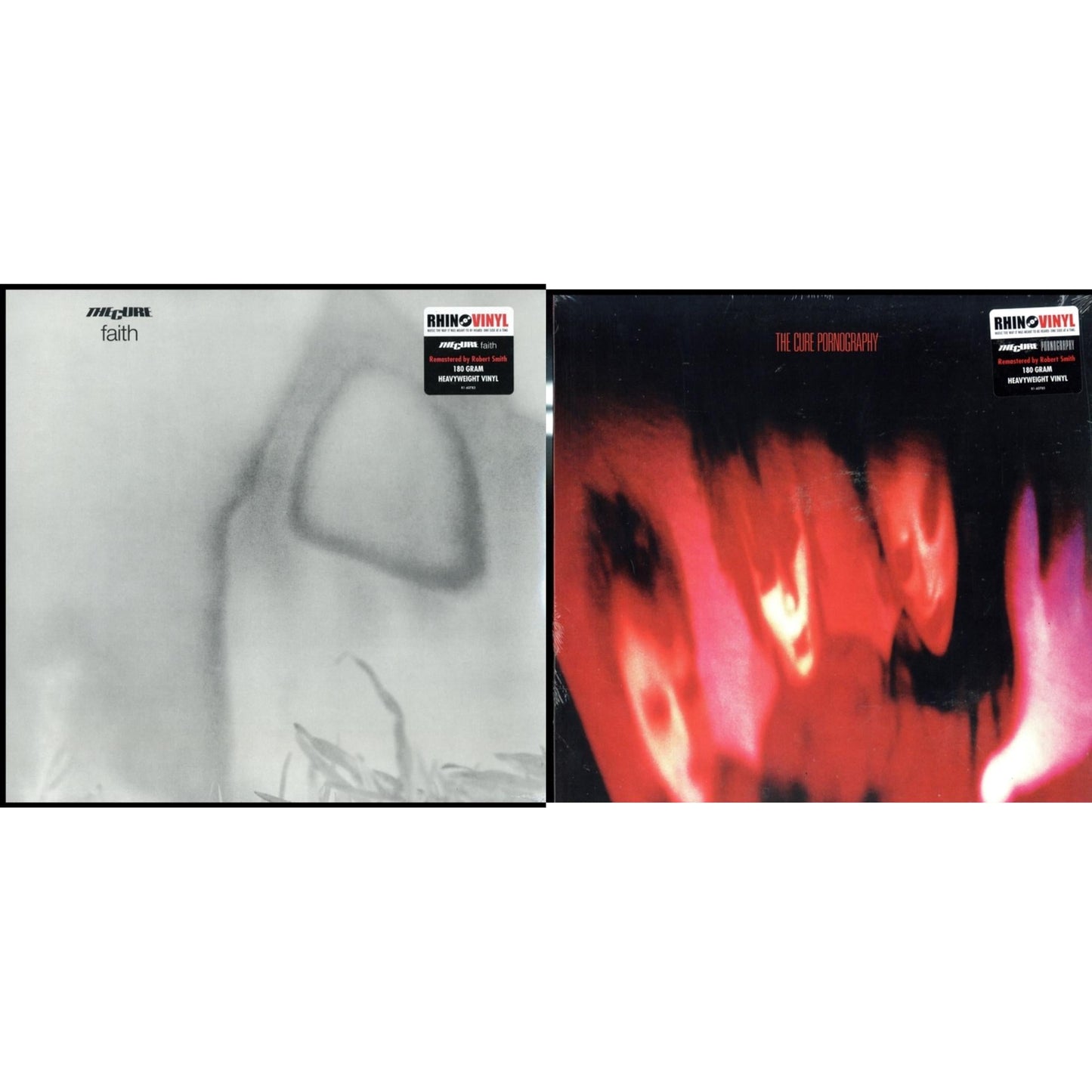 Cure - Pornography (180G) & Faith (180G) - LP Vinyl Bundle