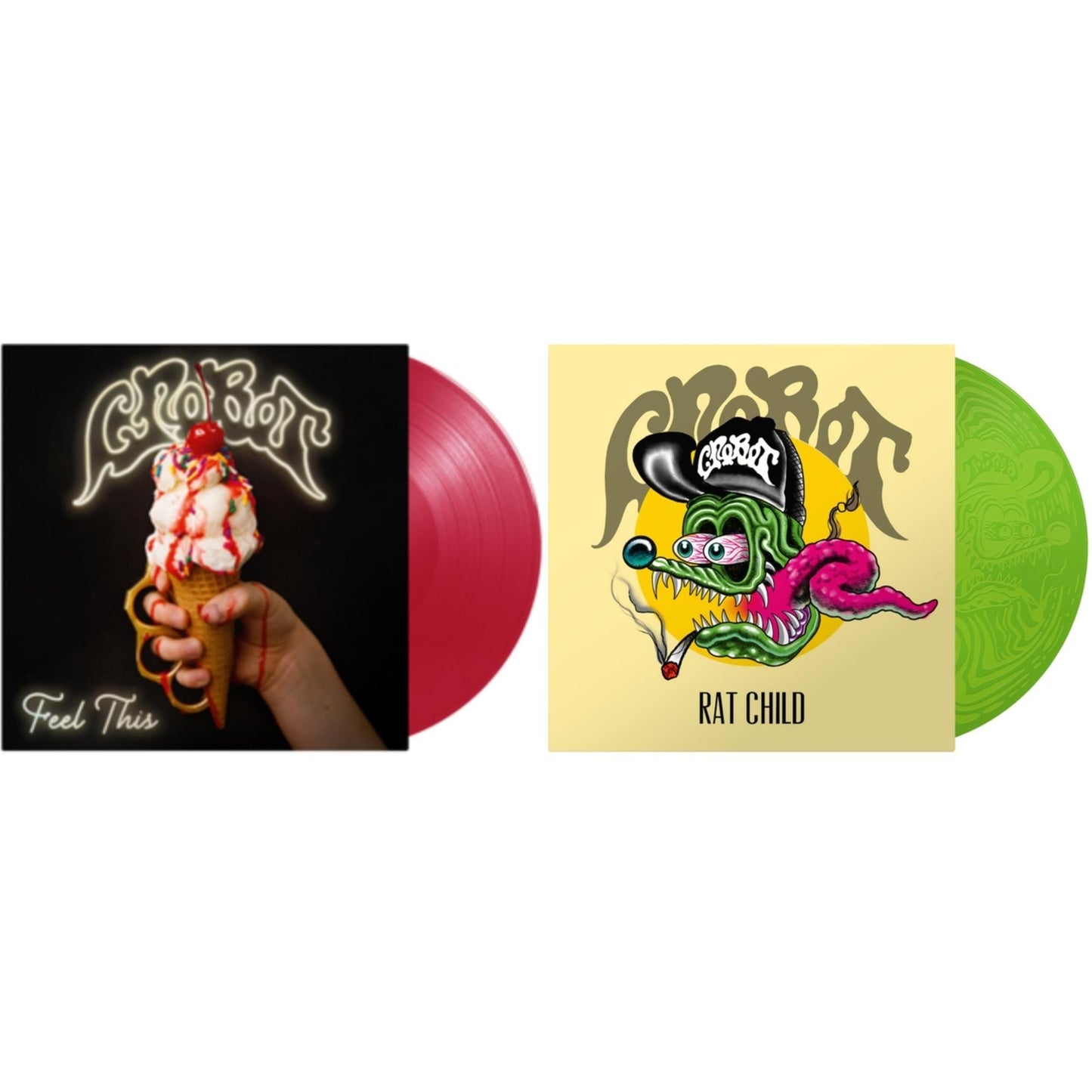 Crobot - Rat Child & Feel This (Transparent Red LP Vinyl)