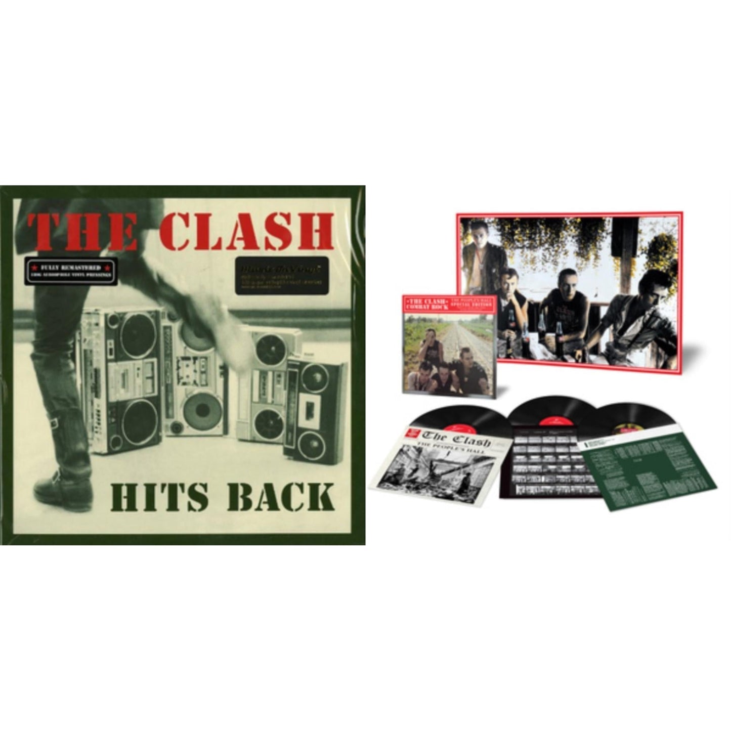 Clash - Combat Rock + The People's Hall (Special Edition/3LP/180G) & Hits Back (180G)