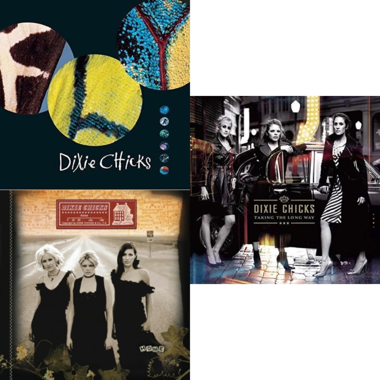 Chicks - Fly & Home & Taking The Long Way - LP Vinyl Bundle