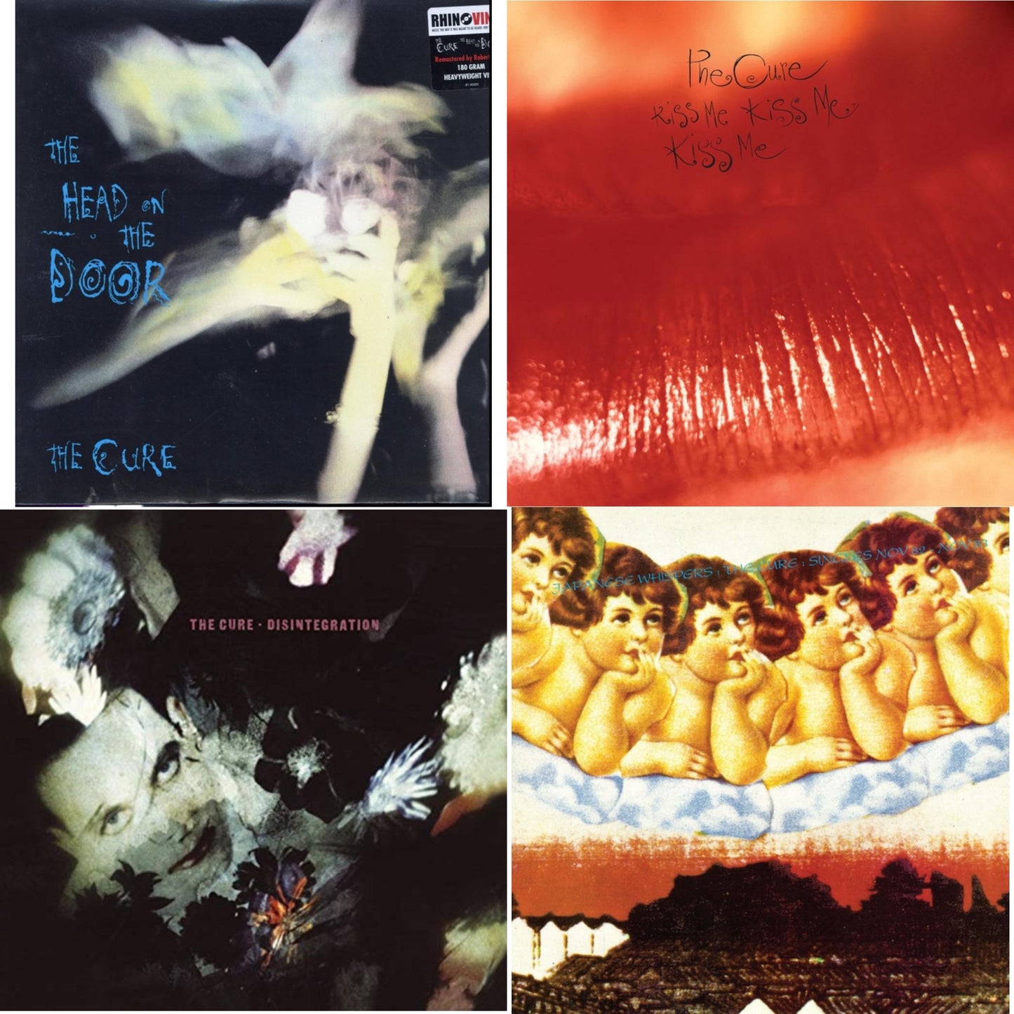Cure - Head On The Door (180G) & Kiss Me, Kiss Me, Kiss Me (180G) & Disintegration & Japanese Whispers: The Cure Singles Nov 82:Nov 83 (Clear LP Vinyl/Transclear Sleeve W/ Inner Bag)