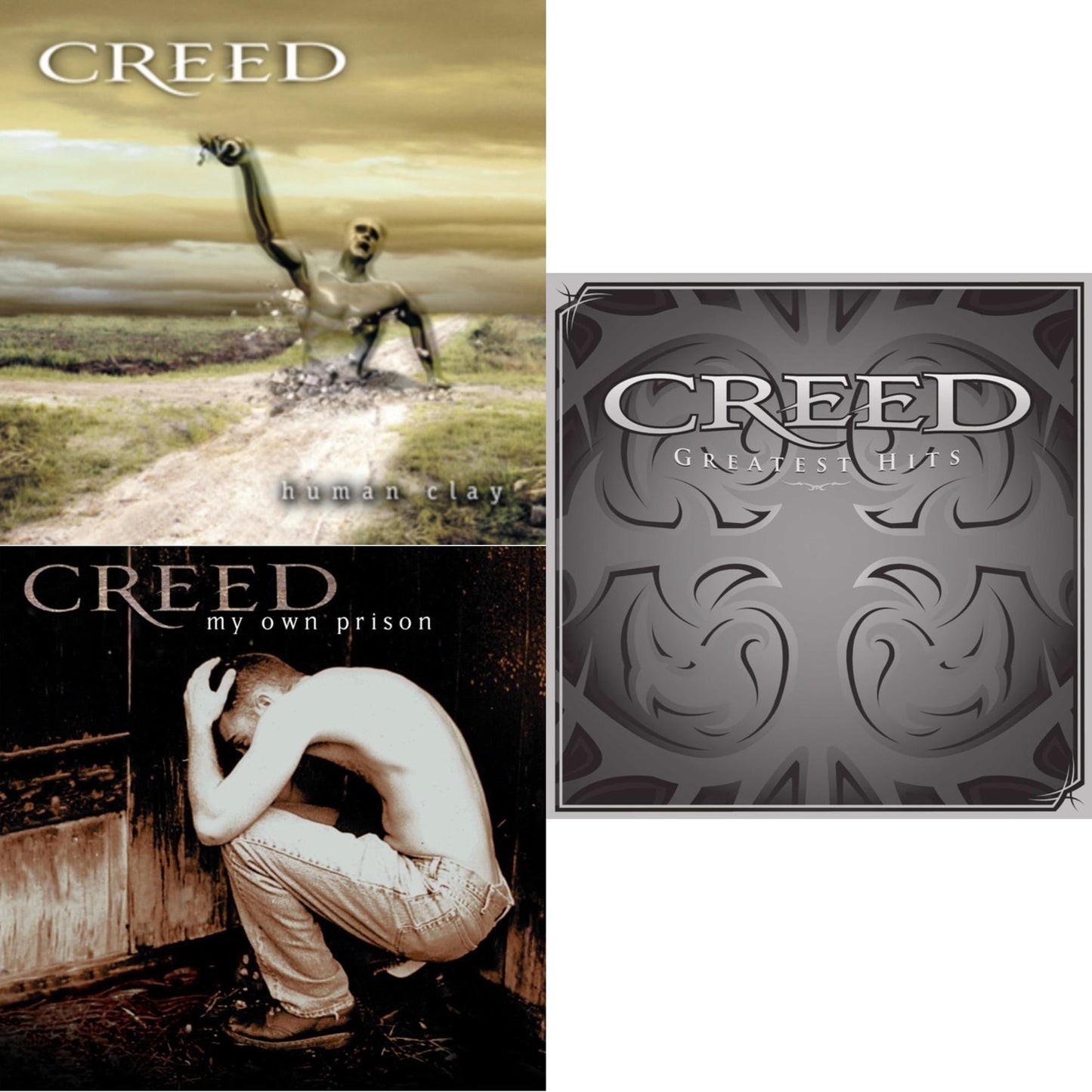 Creed - Human Clay (2LP) & My Own Prison & Greatest Hits (2LP)