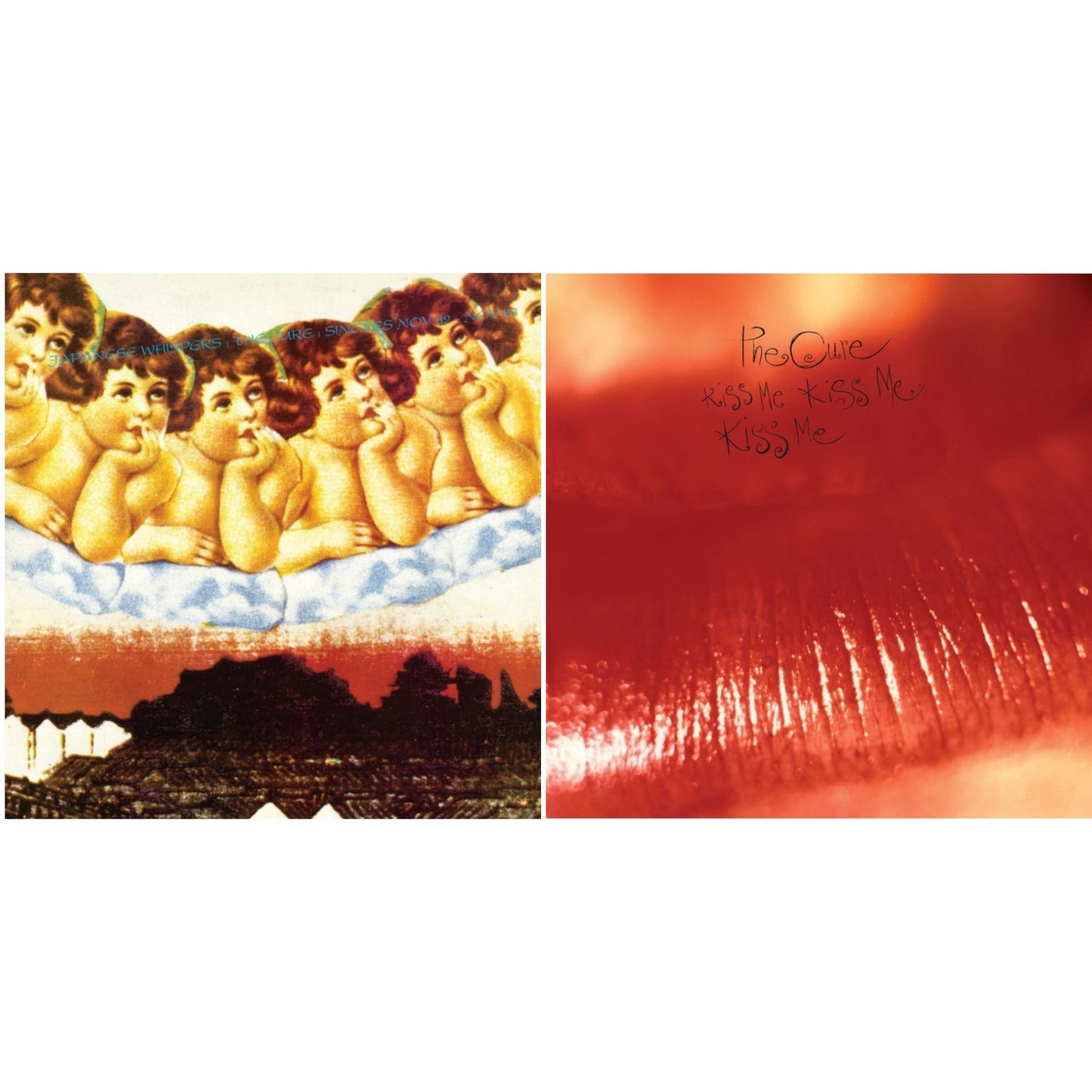 Cure - Kiss Me, Kiss Me, Kiss Me (180G) & Japanese Whispers: The Cure Singles Nov 82:Nov 83 (Clear LP Vinyl/Transclear Sleeve W/ Inner Bag)