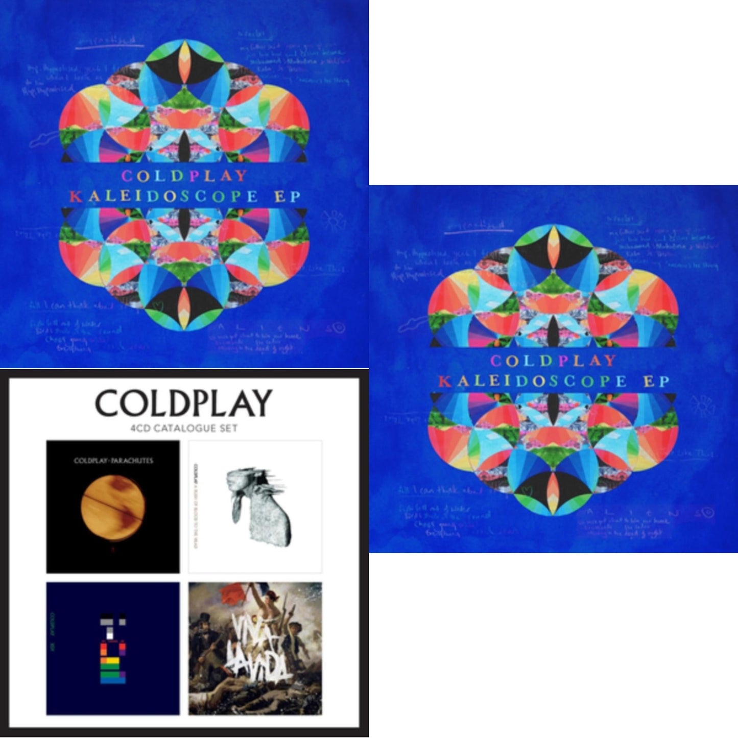 Coldplay - Kaleidoscope Ep & Kaleidoscope Ep & 4 CD Catalogue Set