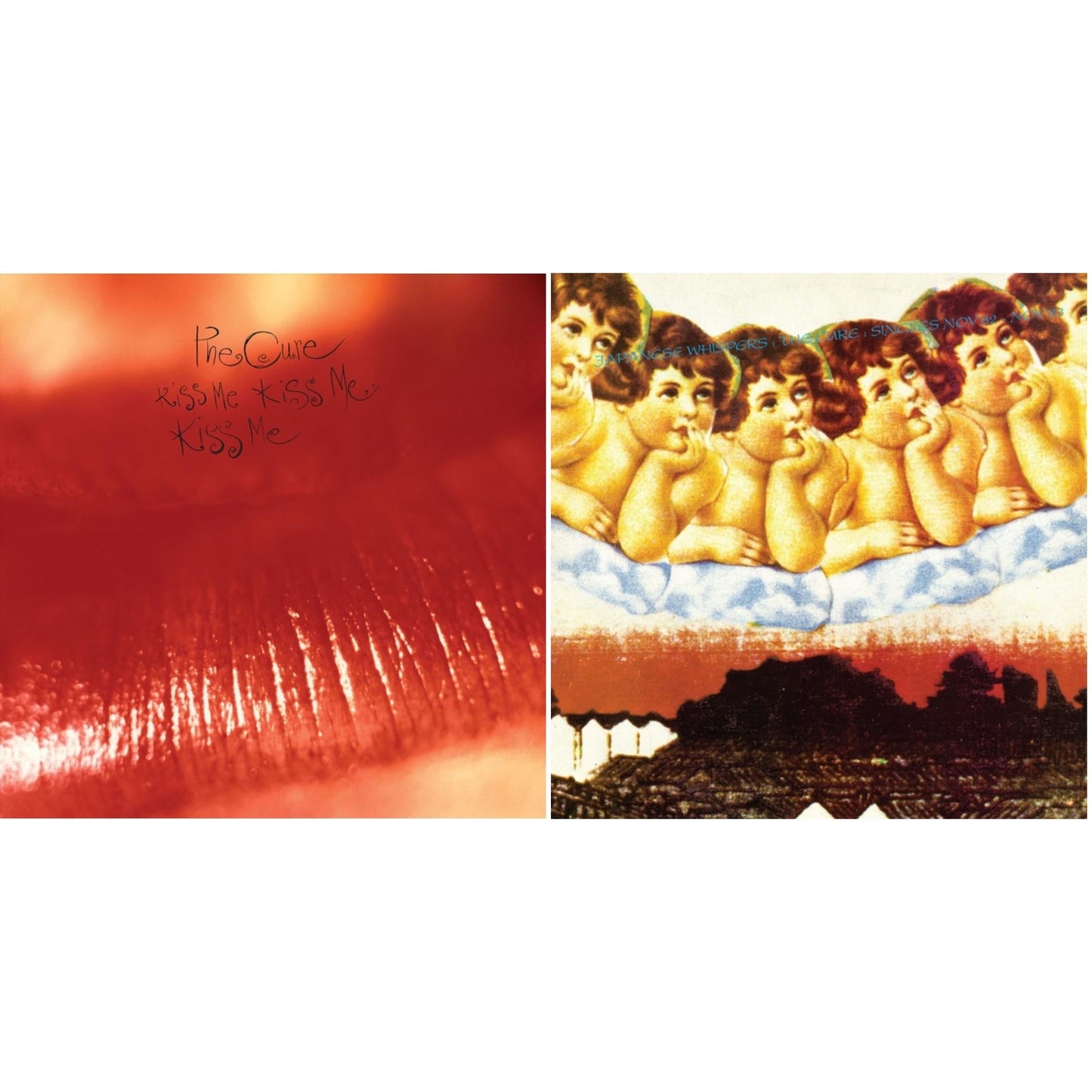 Cure - Kiss Me, Kiss Me, Kiss Me (180G) & Japanese Whispers: The Cure Singles Nov 82:Nov 83 (Clear LP Vinyl/Transclear Sleeve W/ Inner Bag)