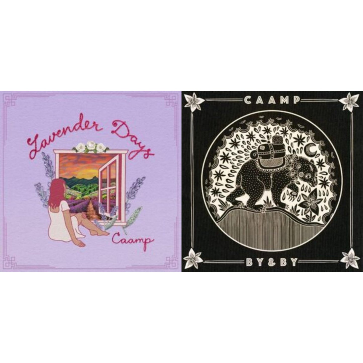 Caamp - By & By (Black & White LP Vinyl) & Lavender Days (Orchid & Tangerine LP Vinyl)