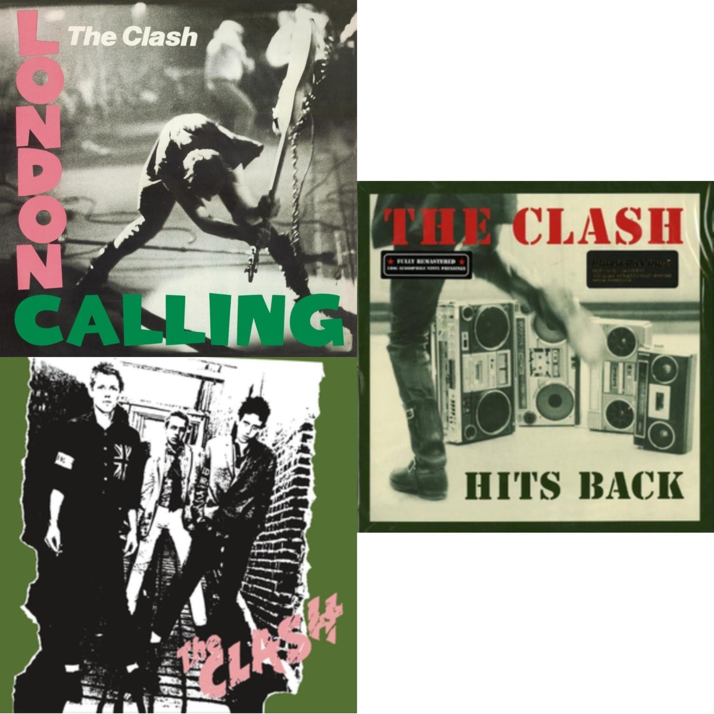 Clash - Hits Back (180G) & London Calling (2LP/180G/Remastered) & Clash (180G/Remastered)