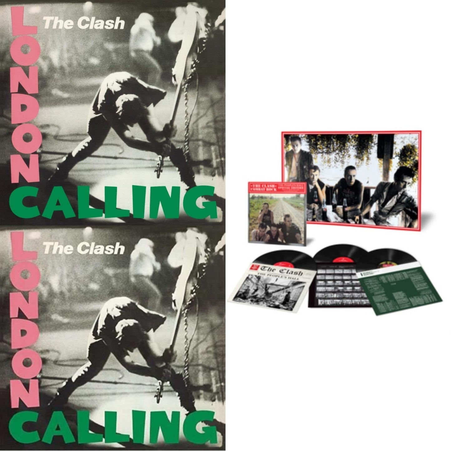 Clash - Combat Rock + The People's Hall (Special Edition/3LP/180G) & London Calling (2LP/180G/Remastered) & London Calling