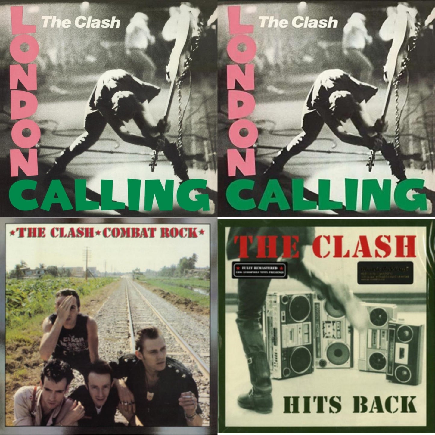 Clash - London Calling (2LP/180G/Remastered) & London Calling & Combat Rock (180G/Remastered) & Hits Back (180G)