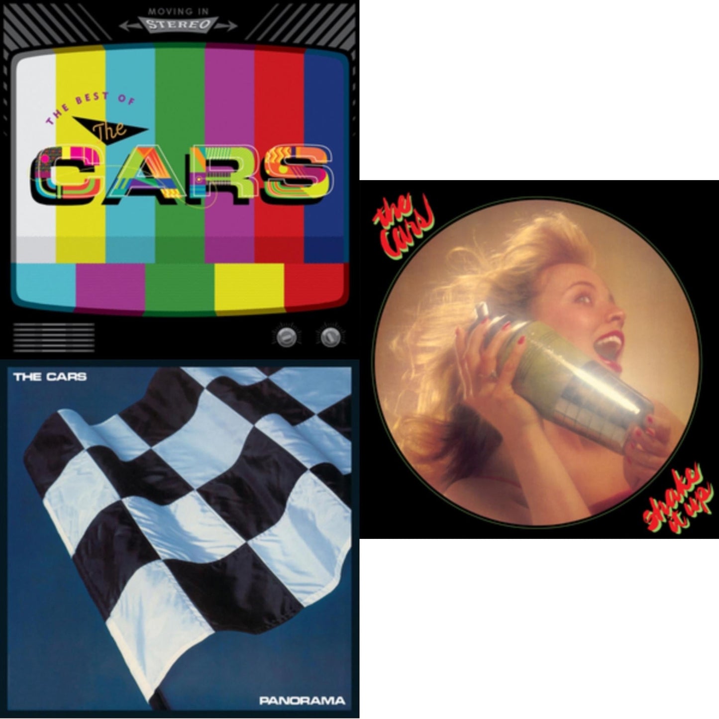 Cars - Panorama (Expanded Edition/2LP) & Moving In Stereo: Best Of (2LP/180G) & Shake It Up (Expanded) (2LP/180G)