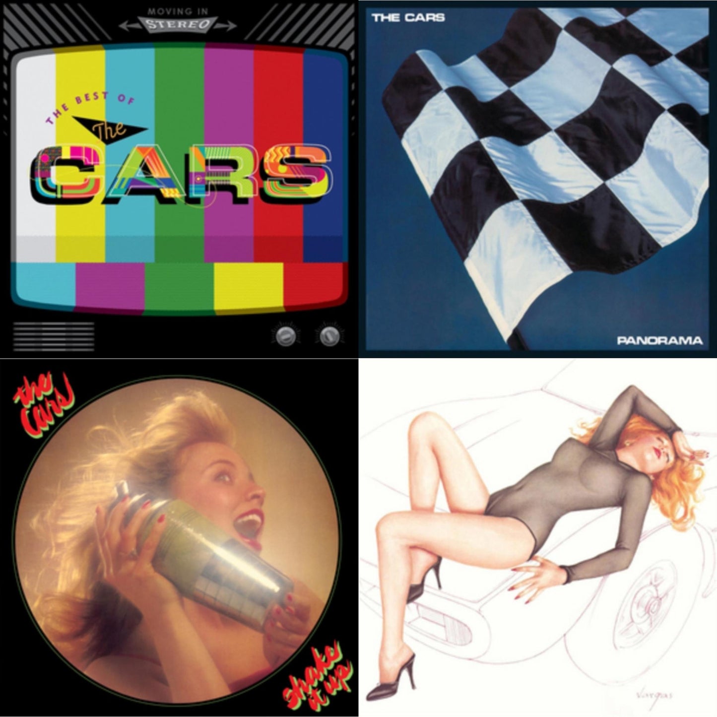 Cars - Candy-O (Expanded Edition/2LP) & Panorama (Expanded Edition/2LP) & Moving In Stereo: Best Of (2LP/180G) & Shake It Up (Expanded) (2LP/180G)