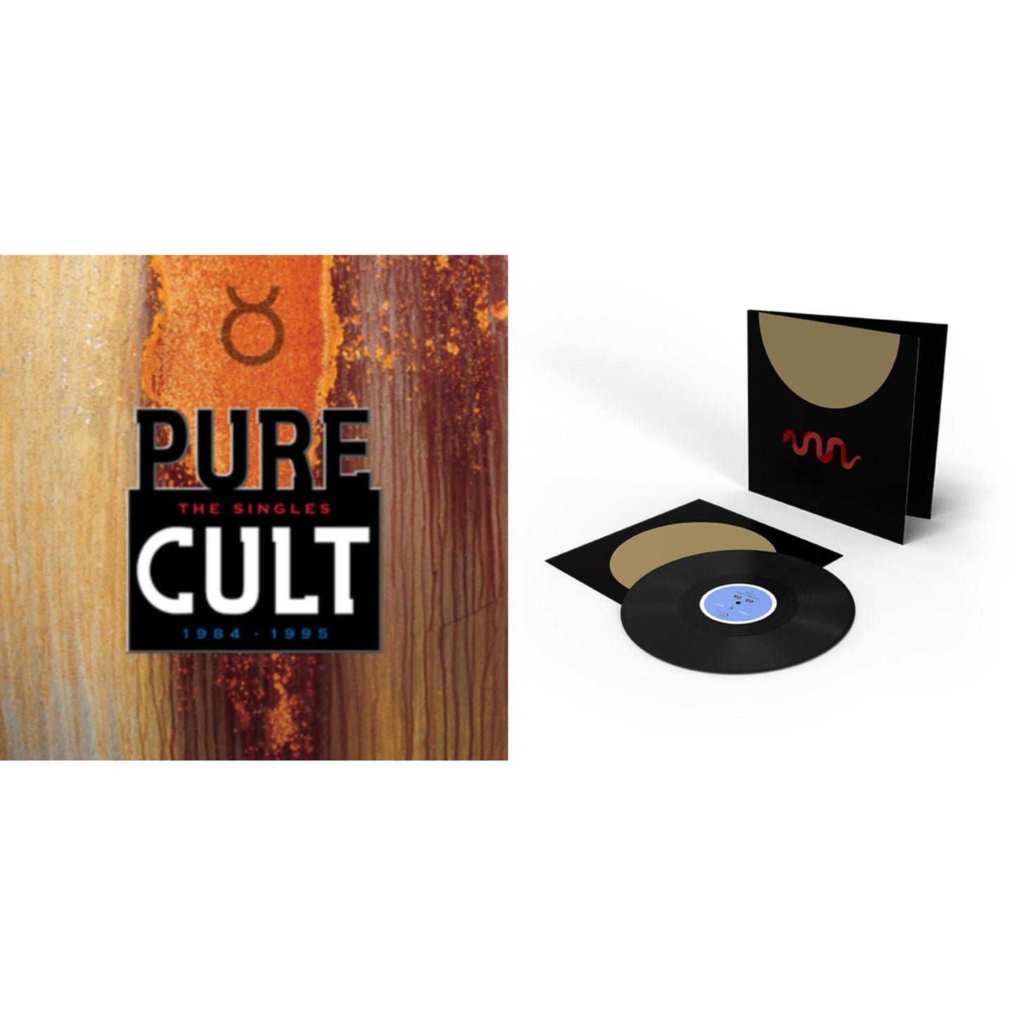 Cult - Under The Midnight Sun & Pure Cult The Singles 1984 - 1995 - LP Vinyl Bundle