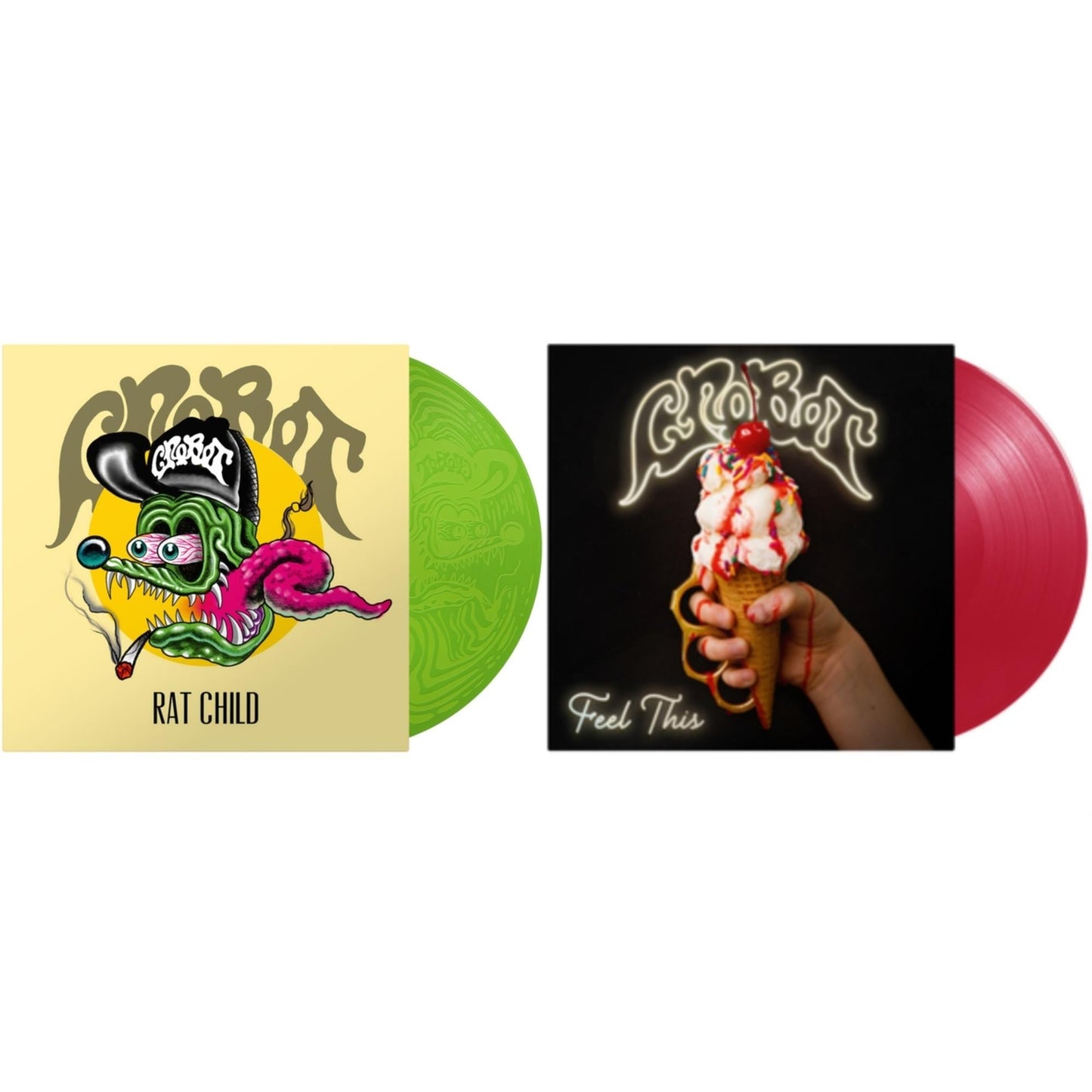 Crobot - Rat Child & Feel This (Transparent Red LP Vinyl)