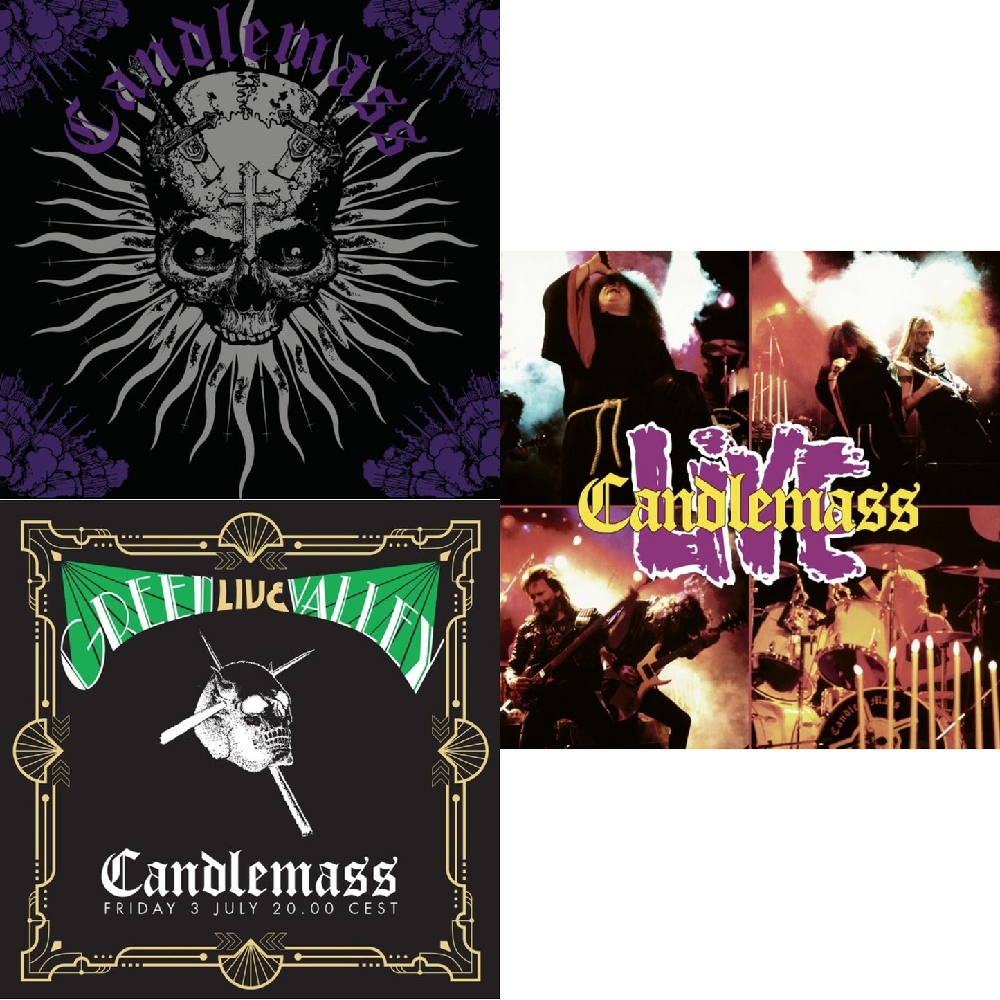 Candlemass - Candlemass Live & Green Valley Live & Sweet Evil Sun (2LP)