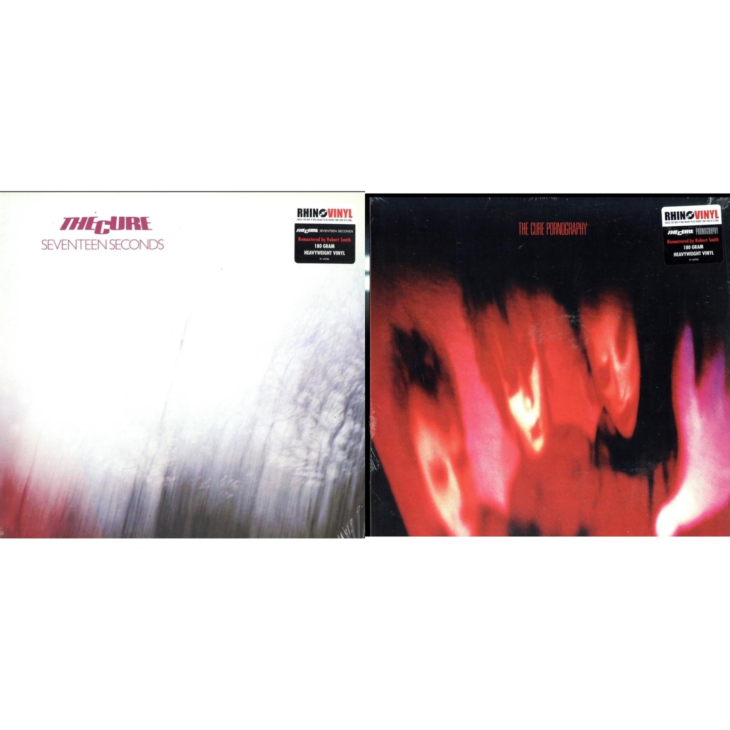 Cure - Seventeen Seconds (180G) & Pornography (180G) - LP Vinyl Bundle